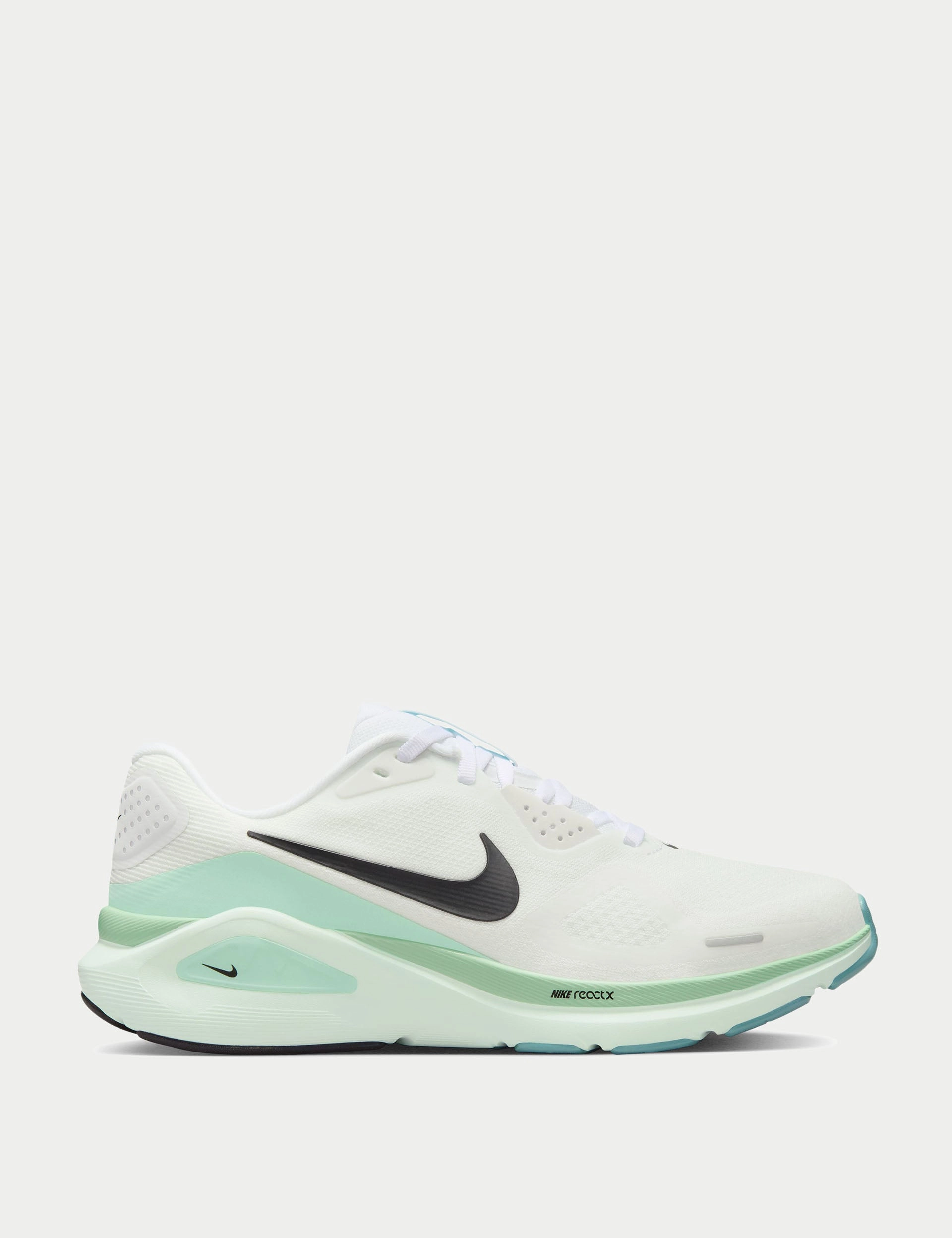 Structure 26 Shoes - White/Black/Barely Green/Mint Foam Nike womens shoes with sleek design