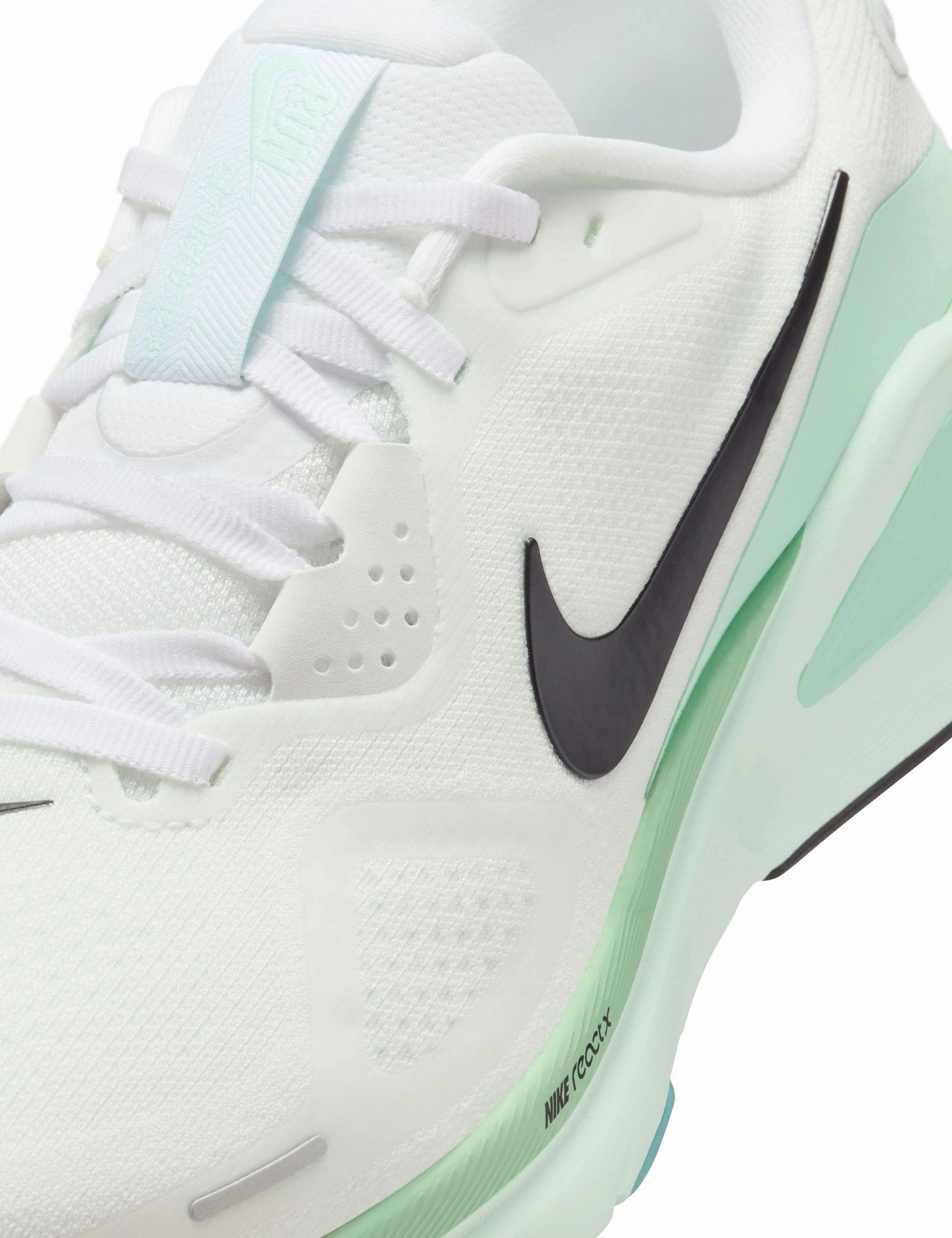 Structure 26 Shoes - White/Black/Barely Green/Mint Foam Nike women's stylish athletic footwear