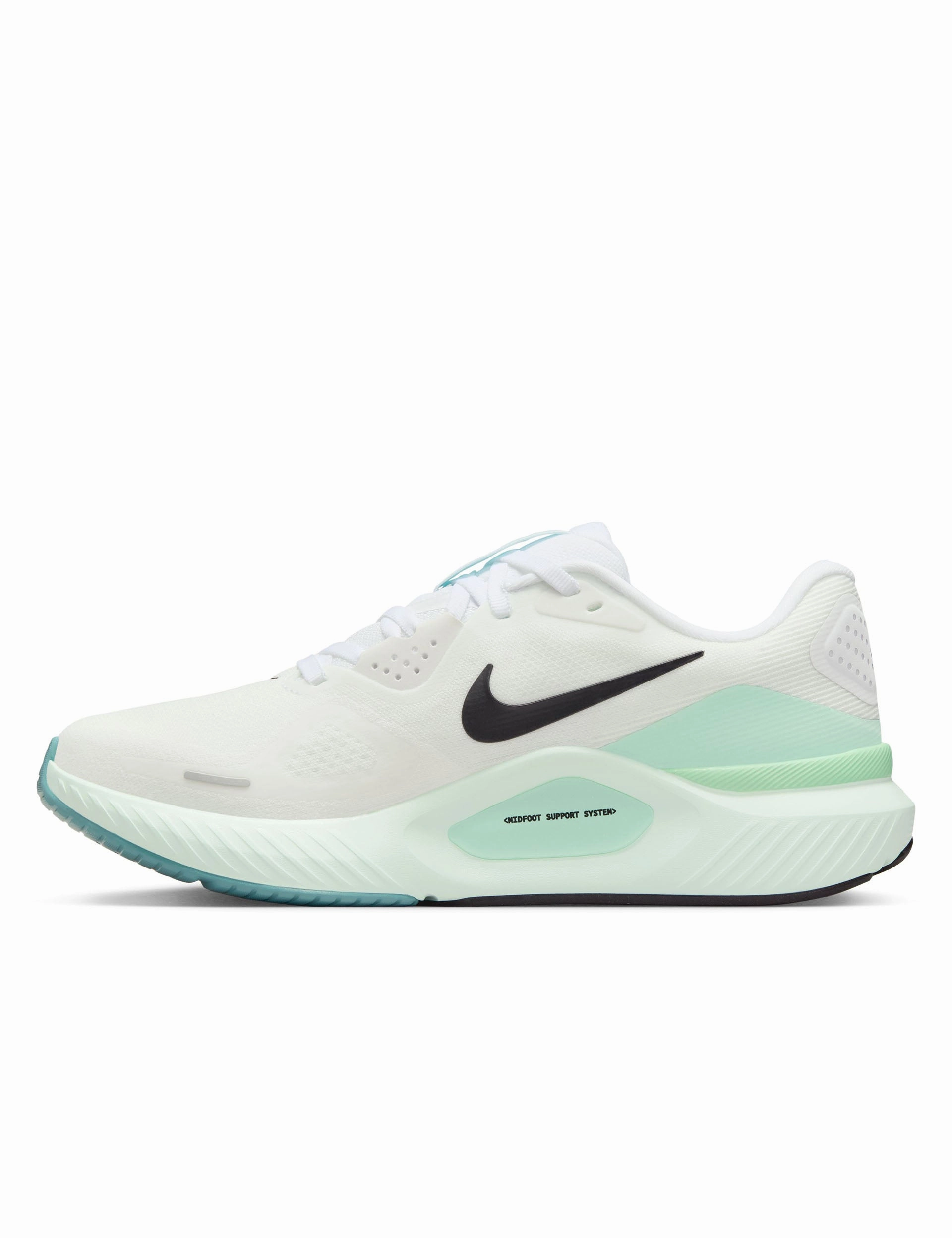 Structure 26 Shoes - White/Black/Barely Green/Mint Foam Nike women's stylish athletic footwear