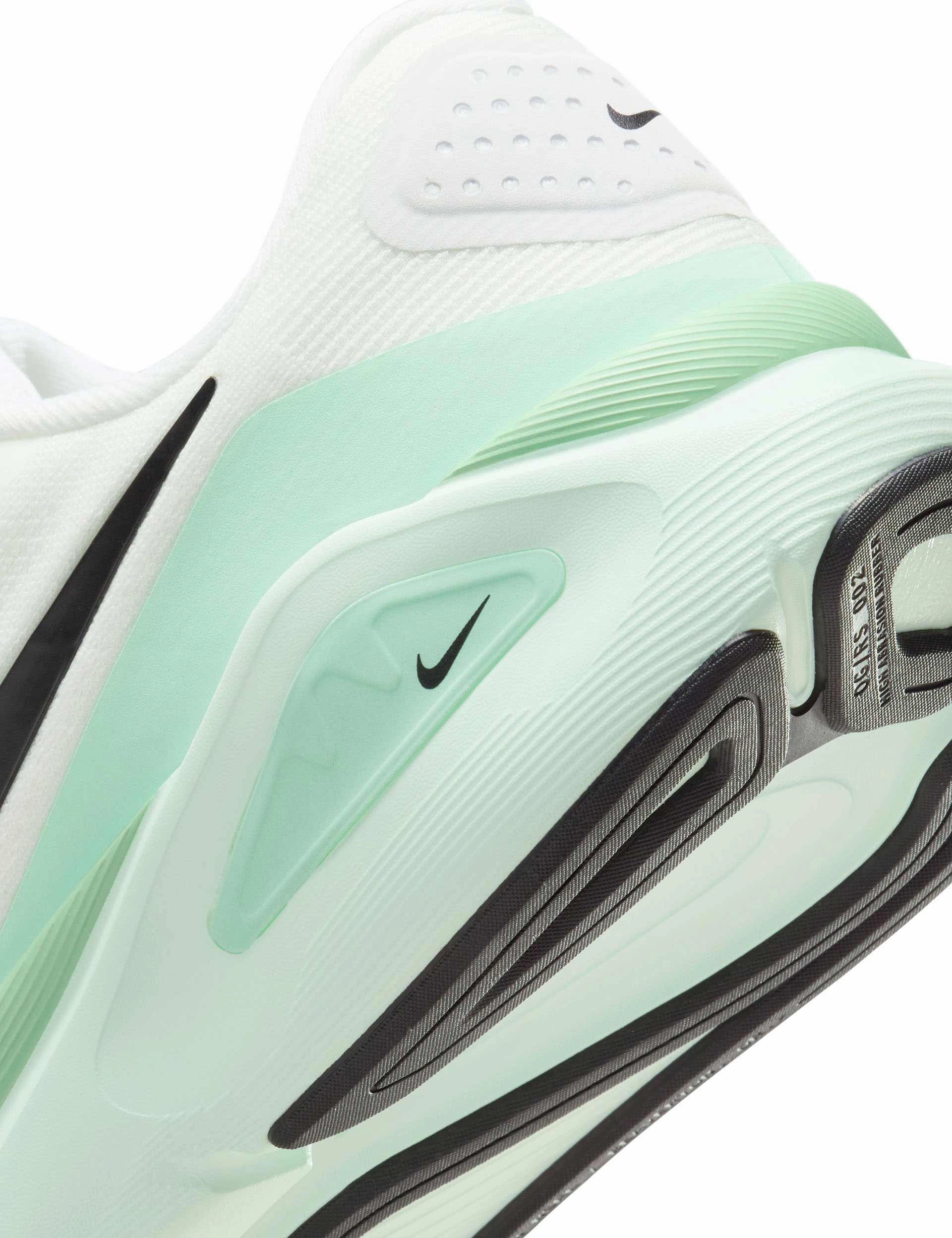 Structure 26 Shoes - White/Black/Barely Green/Mint Foam Nike women's stylish athletic footwear