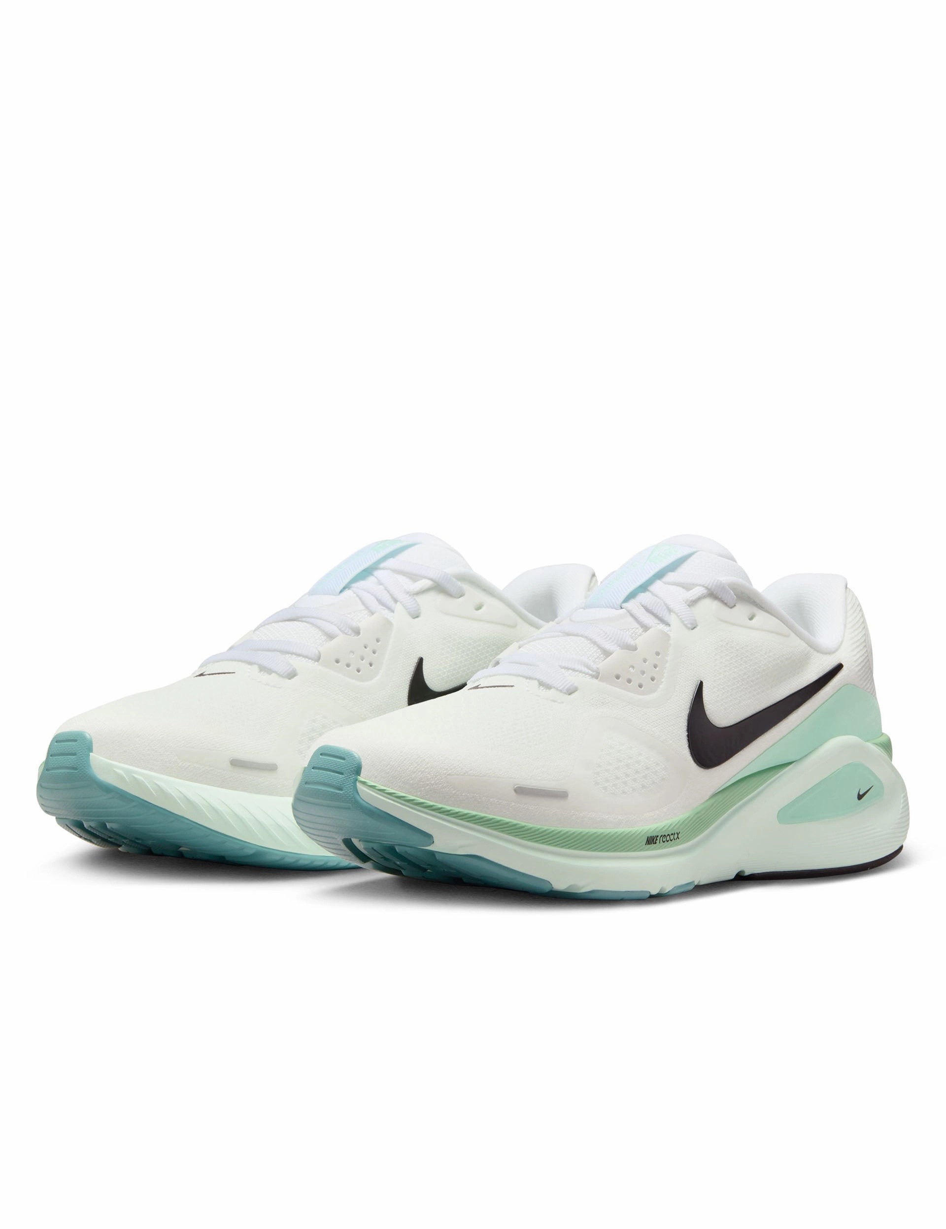 Structure 26 Shoes - White/Black/Barely Green/Mint Foam Nike women's stylish athletic footwear
