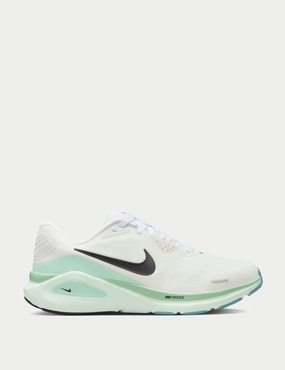 Structure 26 Shoes - White/Black/Barely Green/Mint Foam Nike womens shoes with sleek design