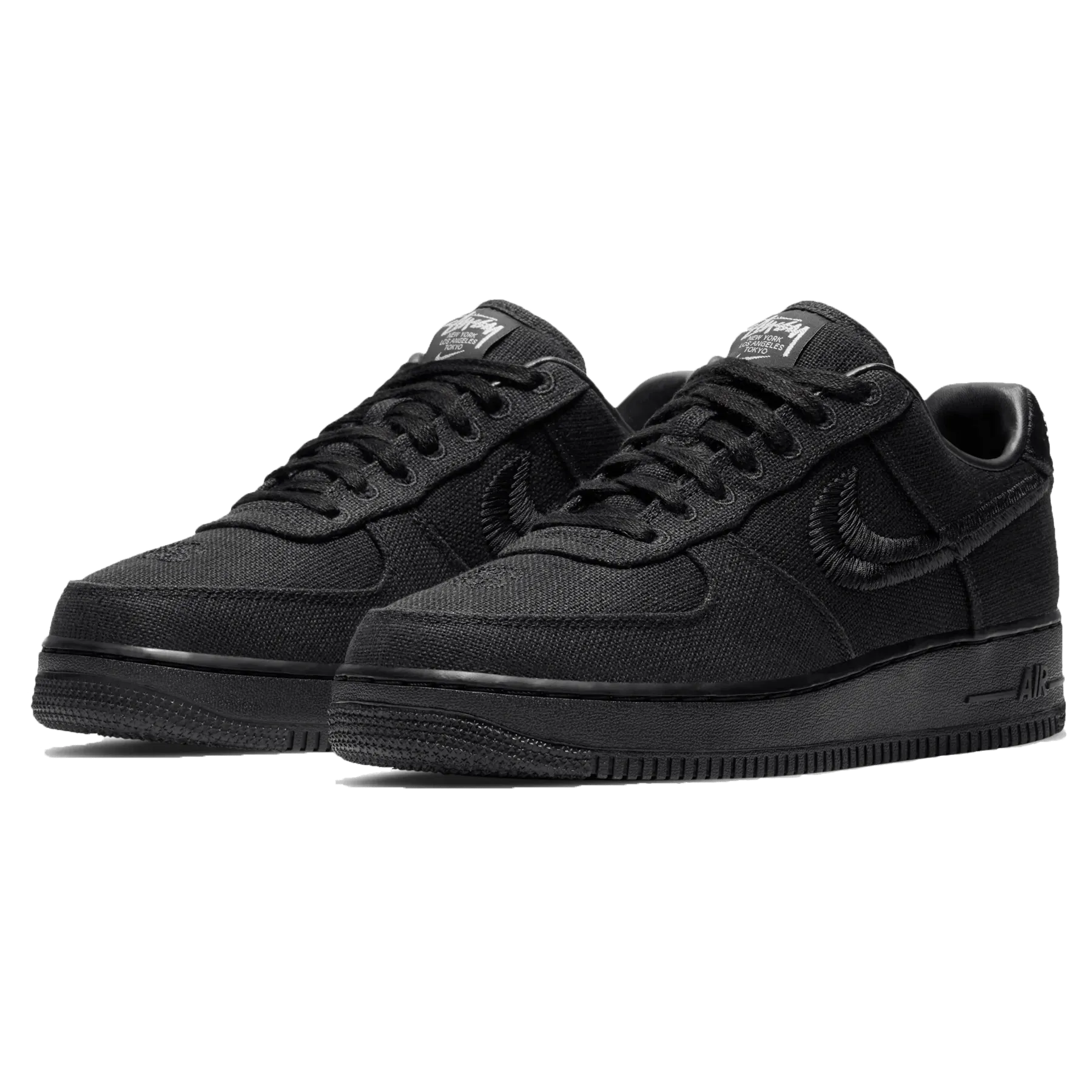 Stussy x Nike Air Force 1 Low 'Triple Black' Nike Air Force 1 low-top sneakers