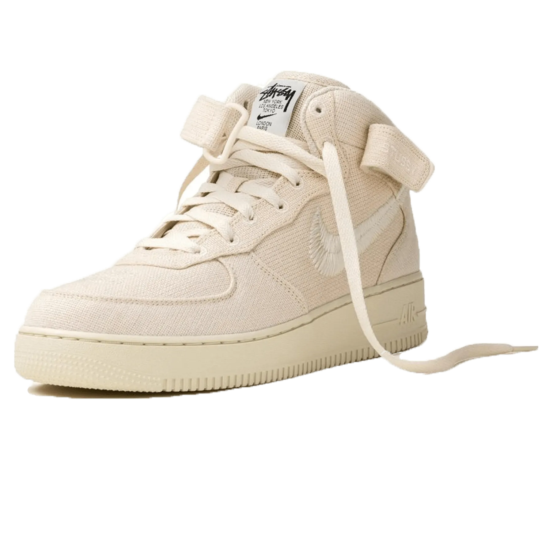 Stussy x Nike Air Force 1 Mid 'Fossil' Nike Air Force 1 low-top sneakers