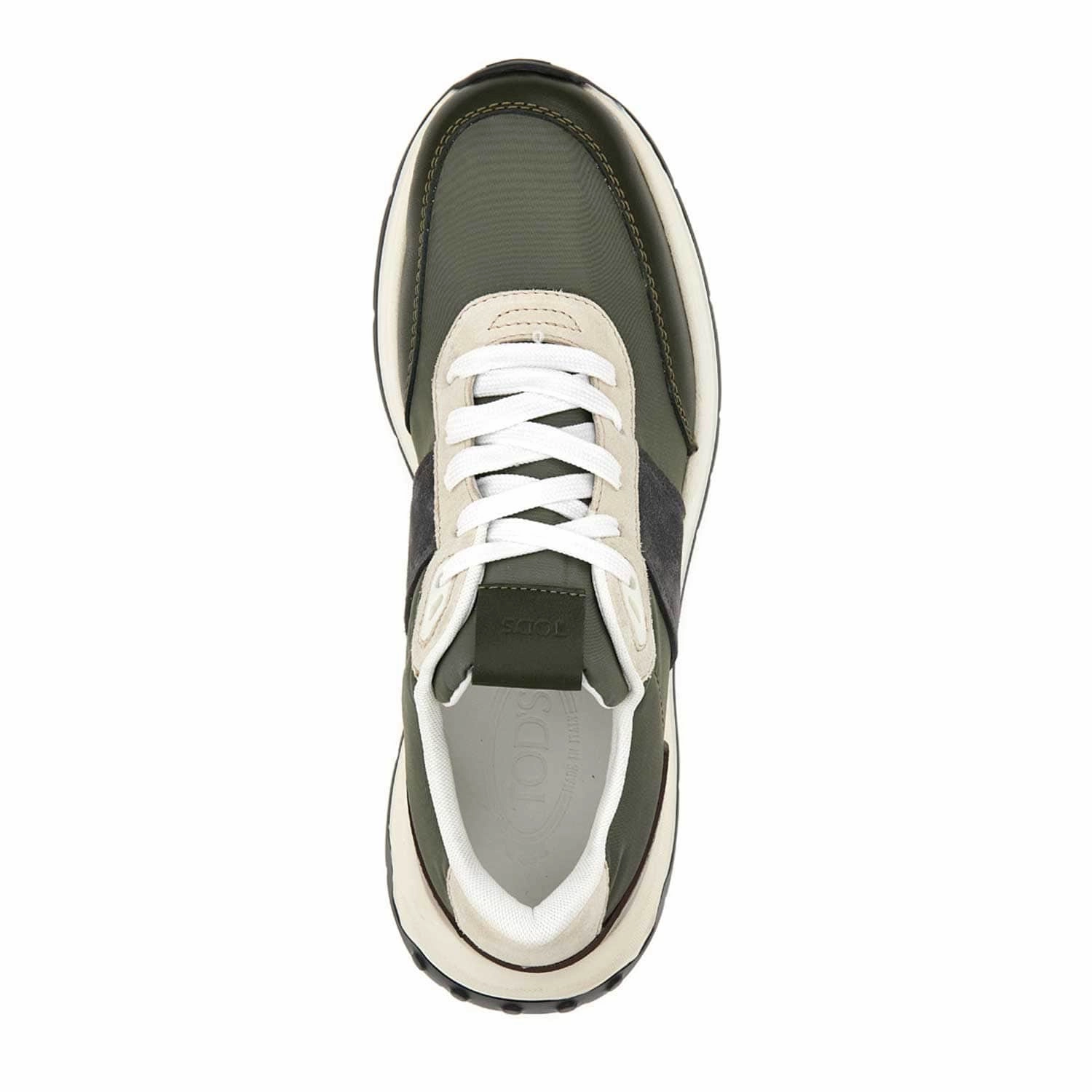 Suede and Leather Sneaker Tod's luxury leather footwear