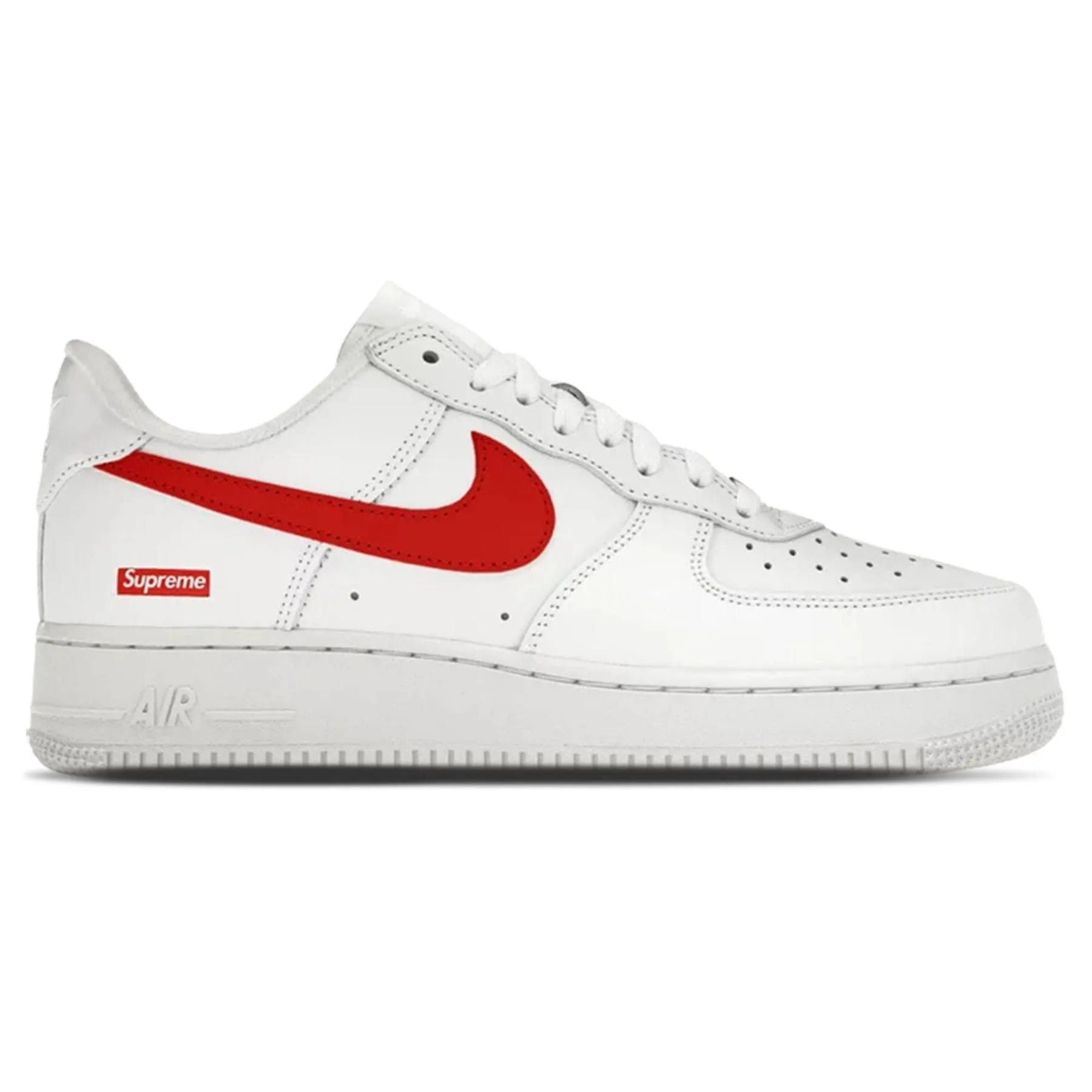 Supreme x Nike Air Force 1 Low 'Box Logo - Speed Red' Shanghai Exclusive Nike Air Force 1 low-top sneakers