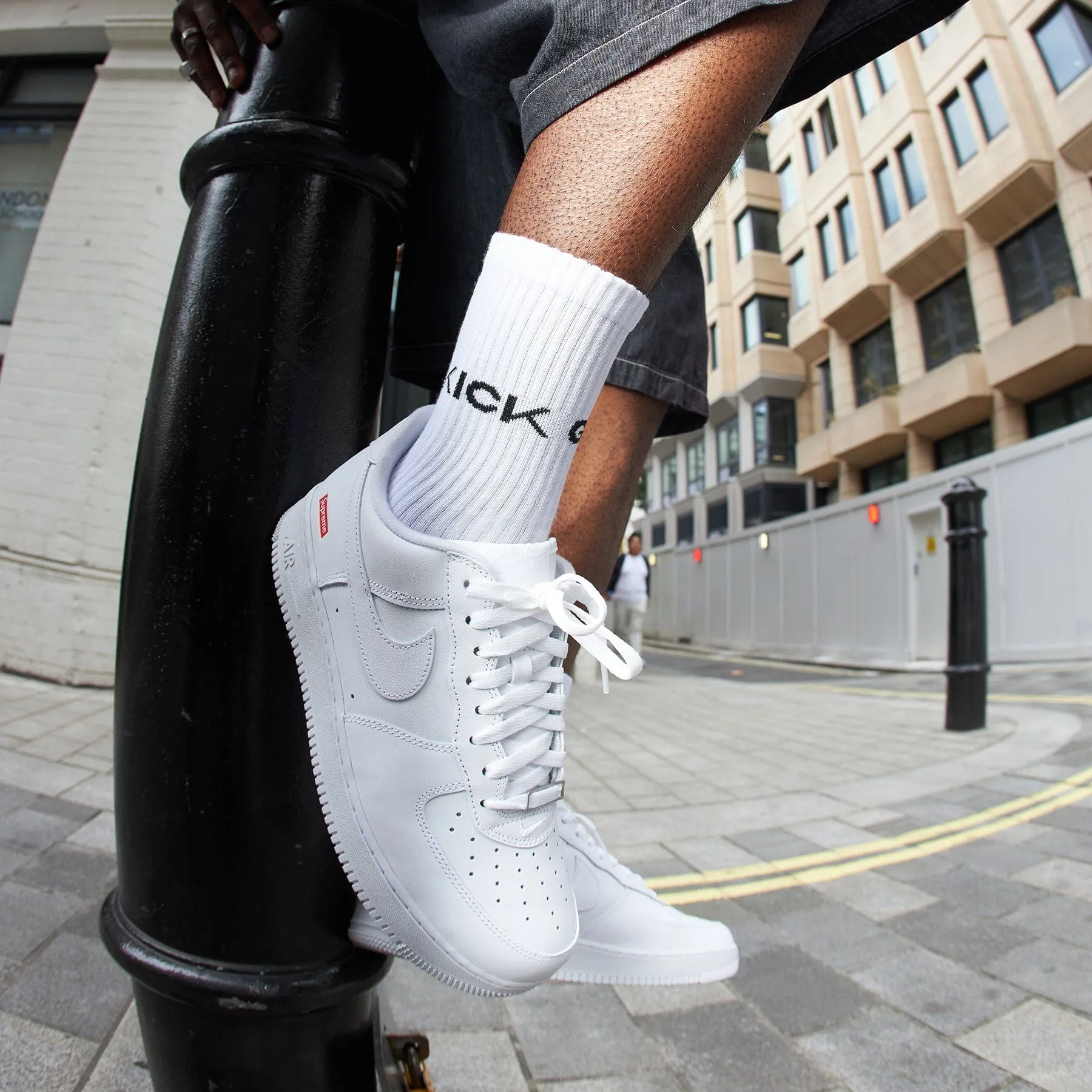 Supreme x Nike Air Force 1 Low 'Box Logo - White' Nike Air Force 1 low-top sneakers