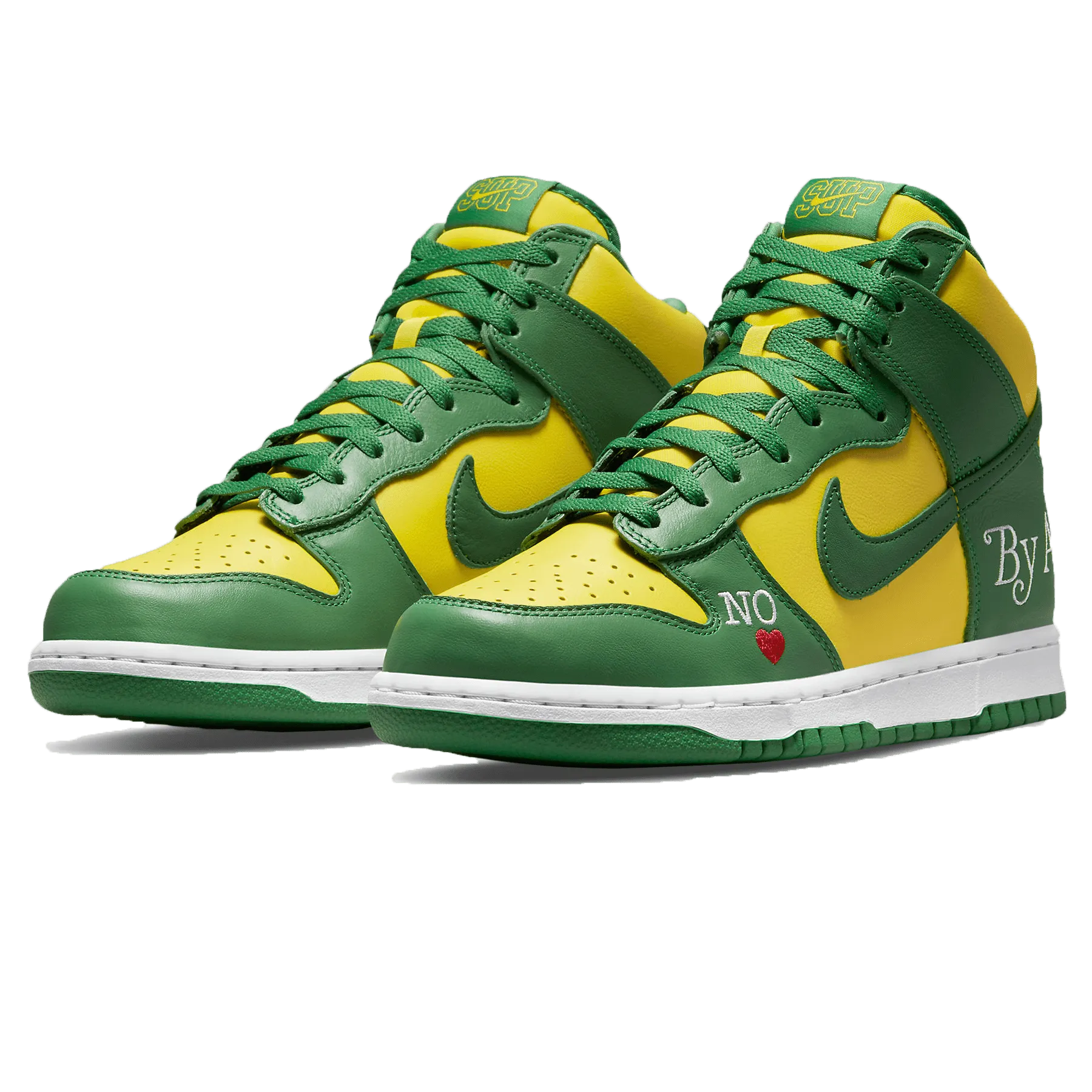Supreme x Nike Dunk High SB 'By Any Means - Brazil' Nike Dunk stylish shoes