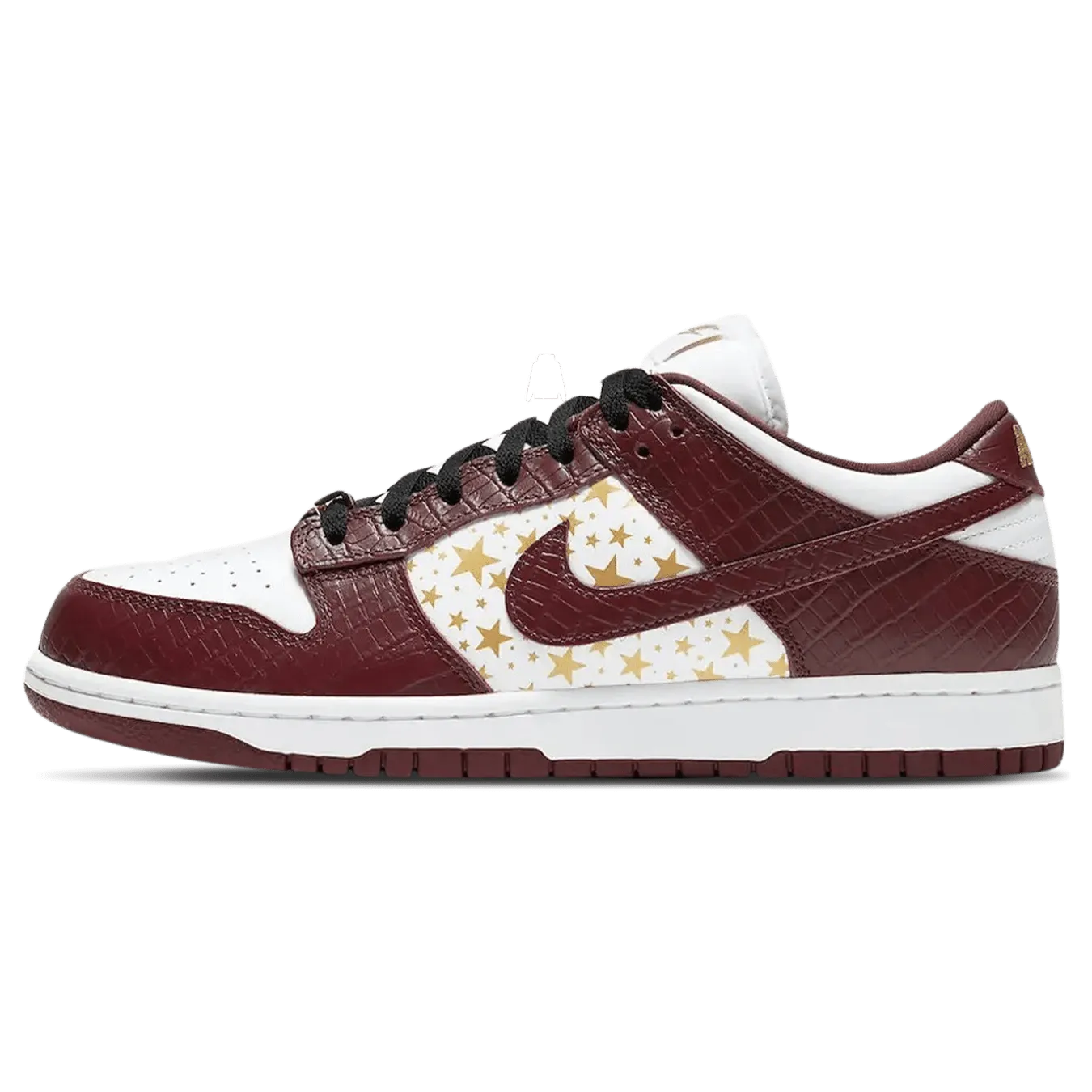 Supreme x Nike Dunk Low OG SB QS 'Barkroot Brown' Nike Dunk casual shoes with iconic low-top shape
