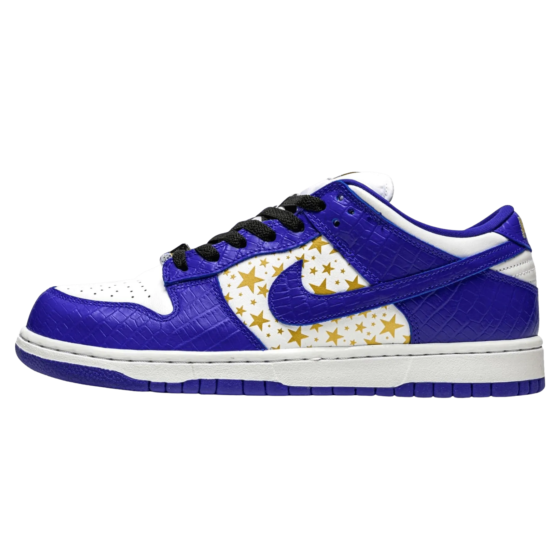 Supreme x Nike Dunk Low OG SB QS 'Hyper Royal' Nike Dunk casual shoes with iconic low-top shape
