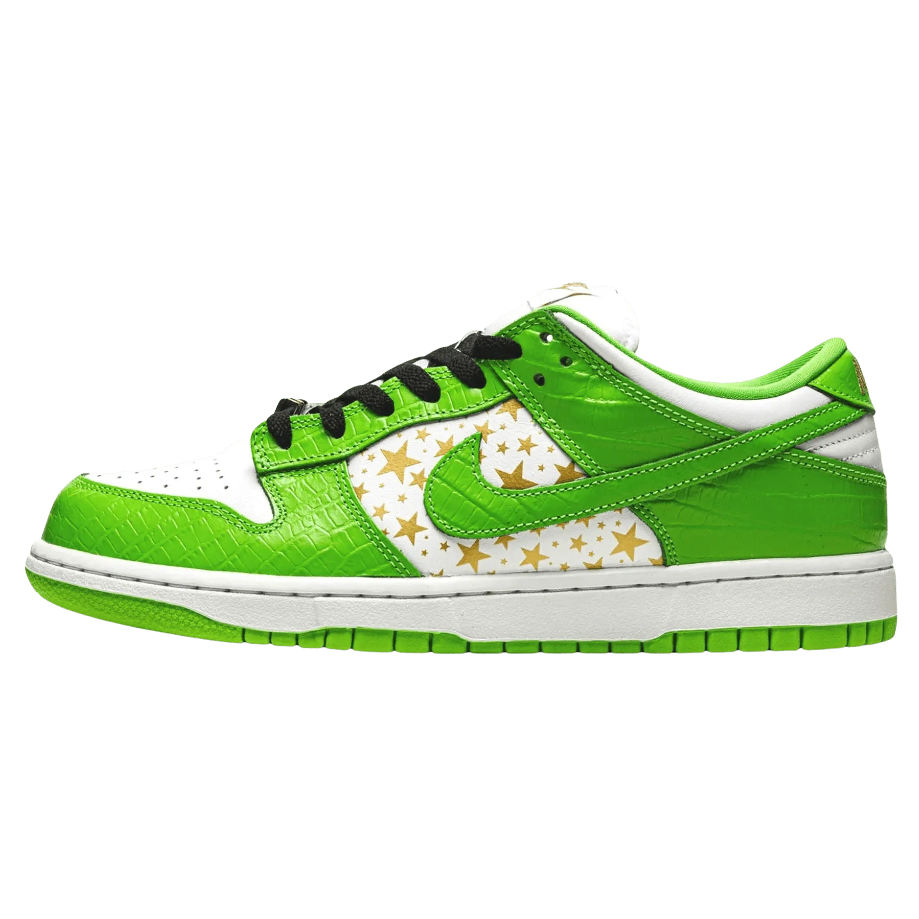 Supreme x Nike Dunk Low OG SB QS 'Mean Green' Nike Dunk casual shoes with iconic low-top shape