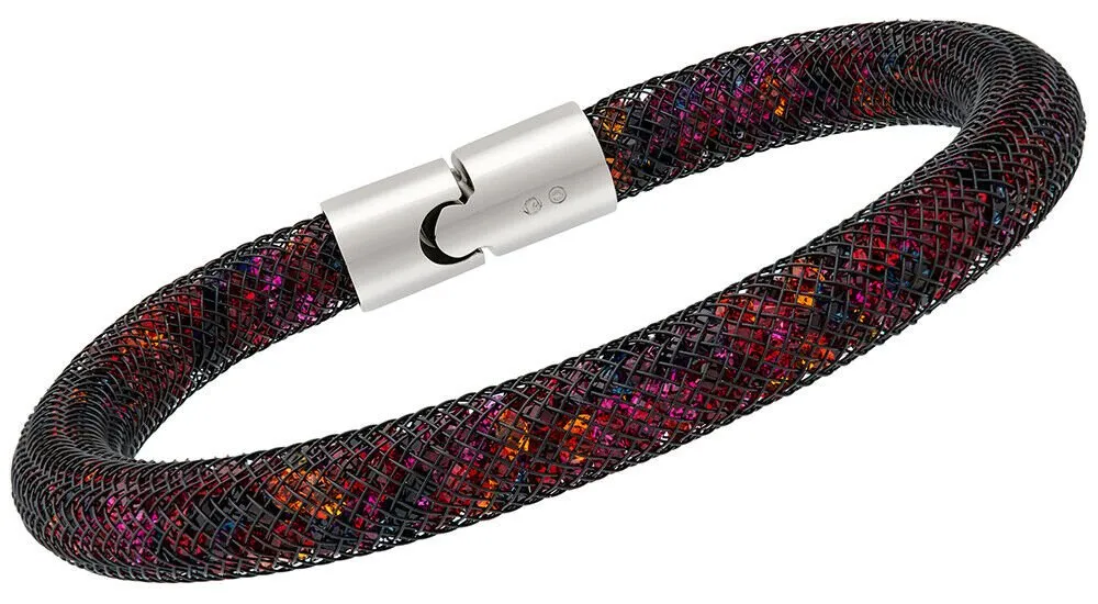 Swarovski Stardust Exclusive Edition 5184476 Black Multicolor Crystal Set of Necklace and Bracelet for Women Swarovski Jewelry