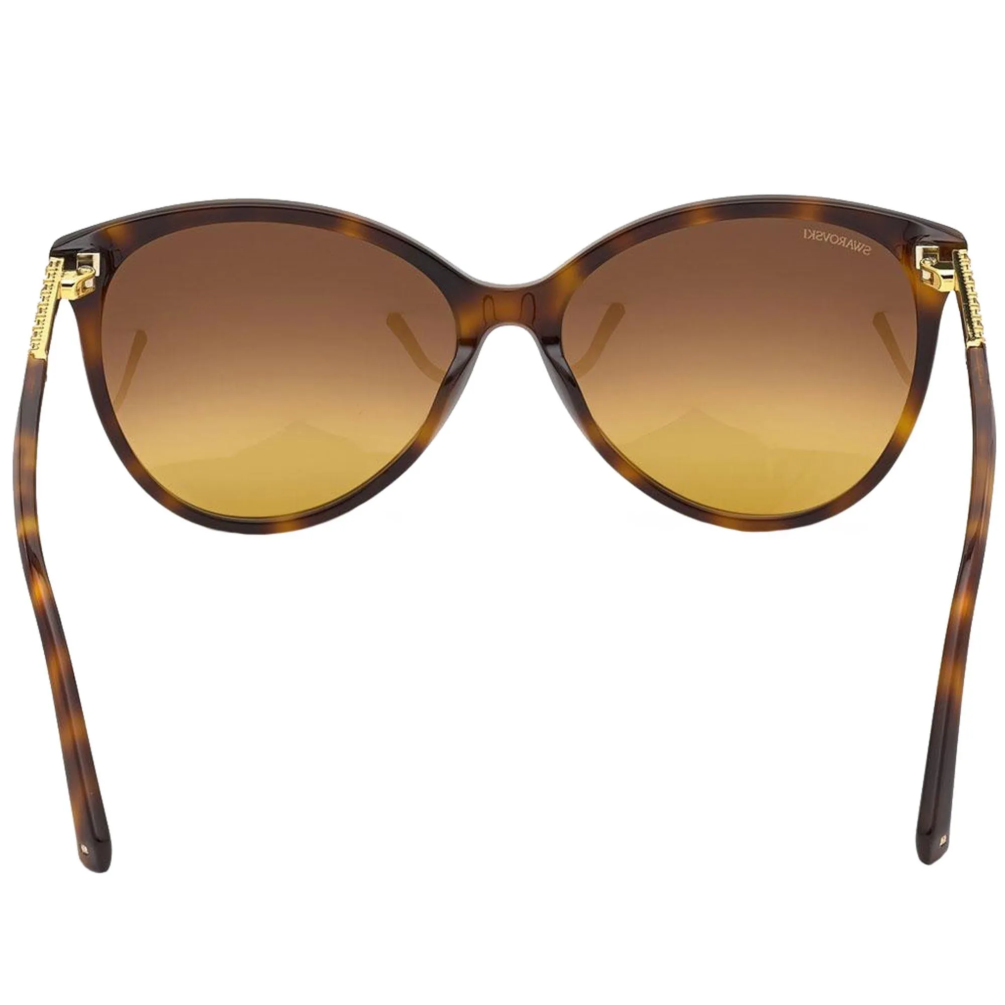 Swarovski Women's Sunglasses - Gradient Brown Lens Dark Havana Frame | SK0309 52F Versace Sunglasses
