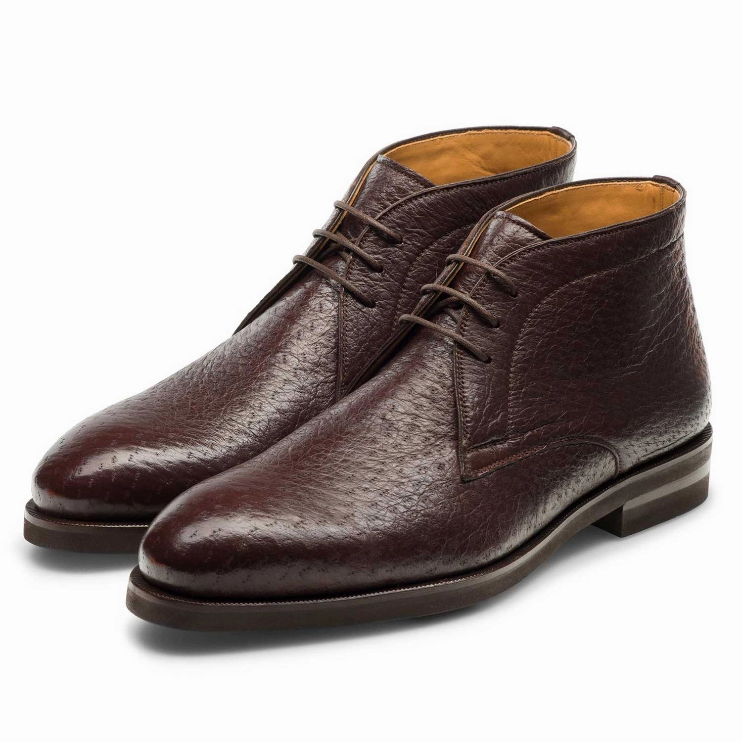 Tacna Peccary Chukka Boot Magnanni handcrafted dress shoes