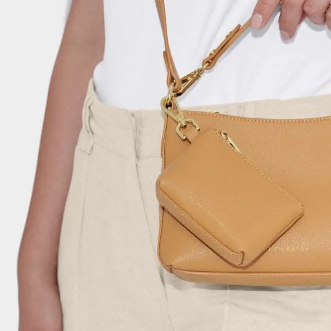 Tan Evie Clip On Coin Purse KLB3227 Katie Loxton Jewelry And Accessories