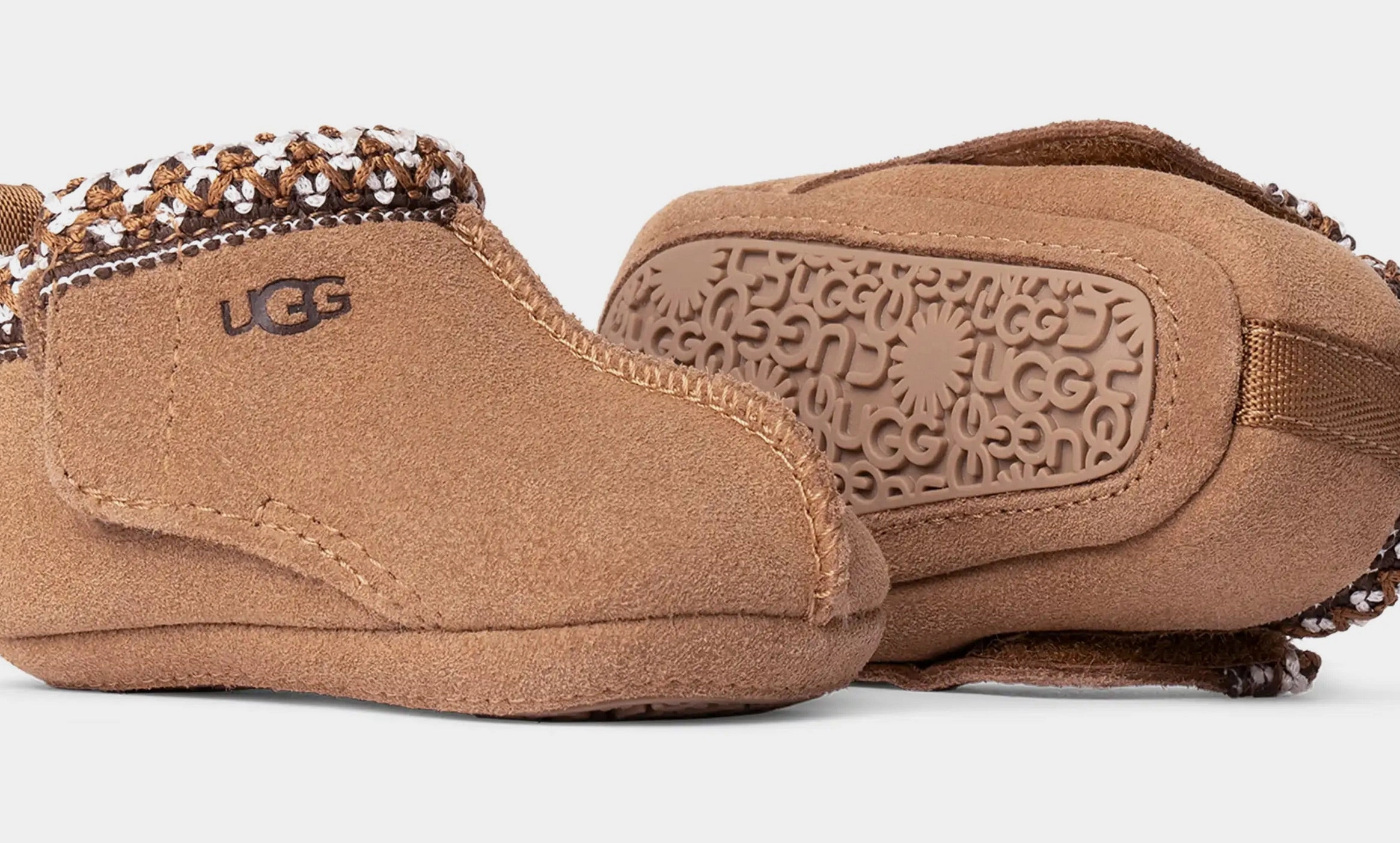 Tasman Slipper Infant Toddler Sandals (Beige) Ugg Mini Boot Styles