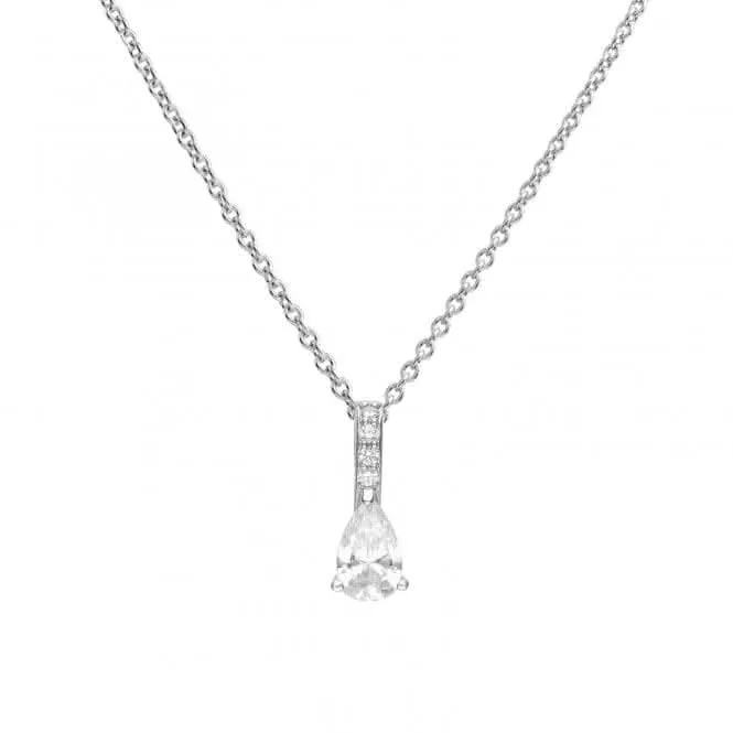 Teardrop With Pave Bale Pendant P5023 Diamonfire Jewellery
