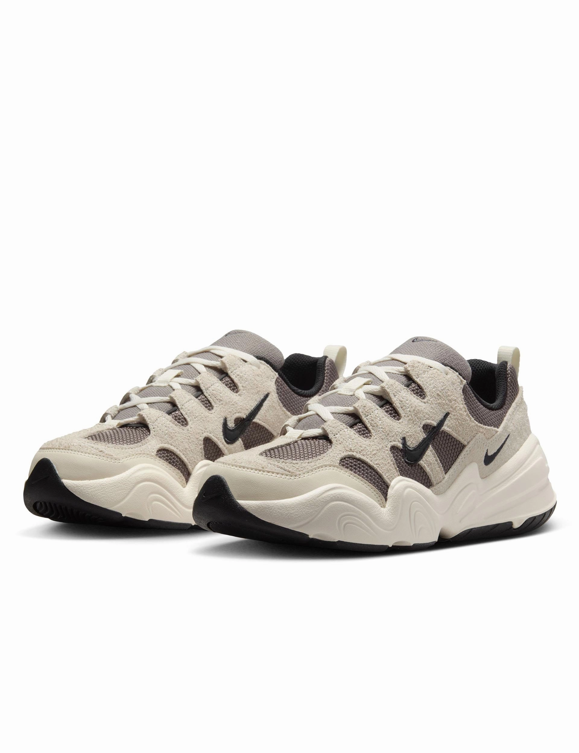 Tech Hera Shoes - Soft Pearl/Black/Cave Stone/Off Noir Nike women's stylish athletic footwear