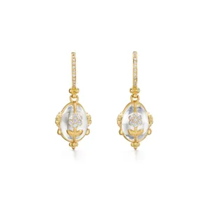 Temple St. Clair Diamond Fiori Amulet Earrings Temple St. Clair Jewelry