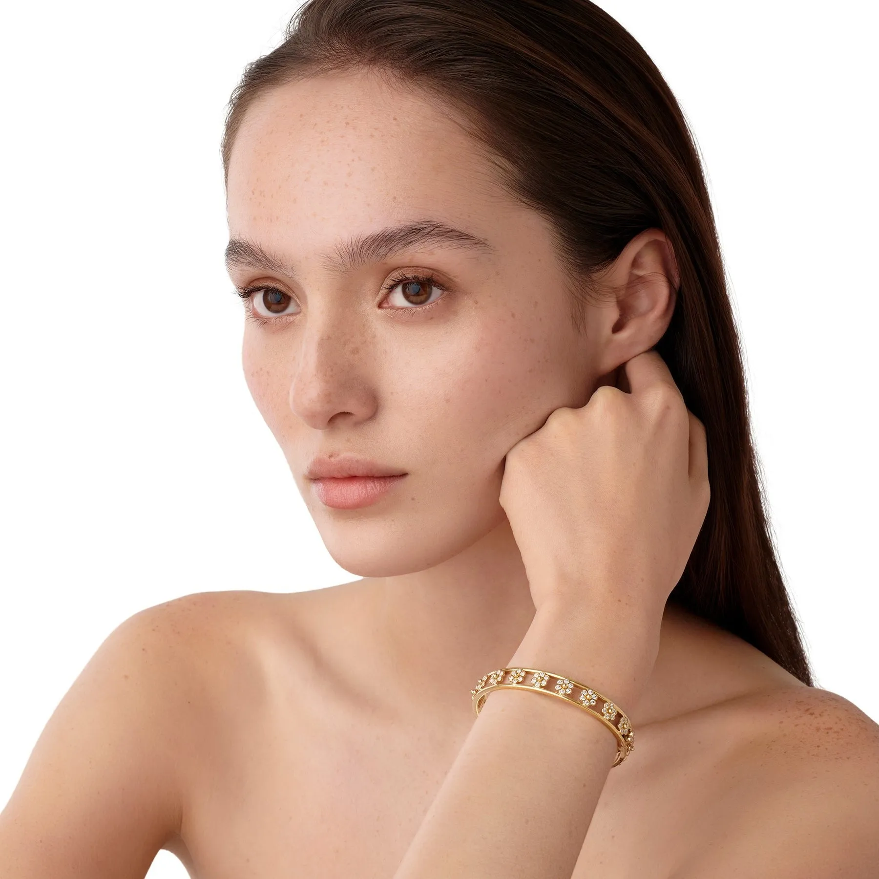 Temple St. Clair Diamond Fiori Bangle Temple St. Clair Jewelry