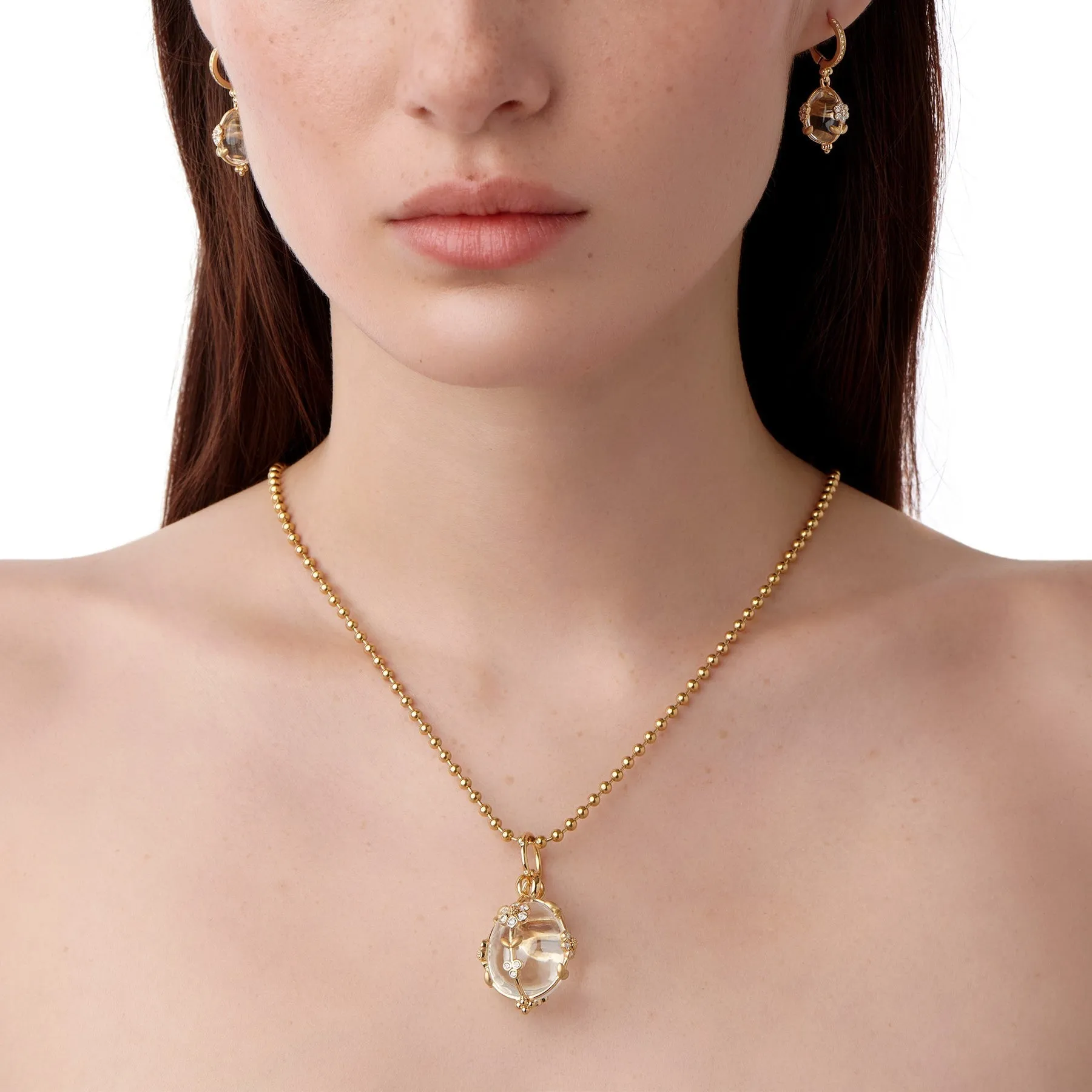 Temple St. Clair Medium Diamond Fiori Amulet Temple St. Clair Jewelry
