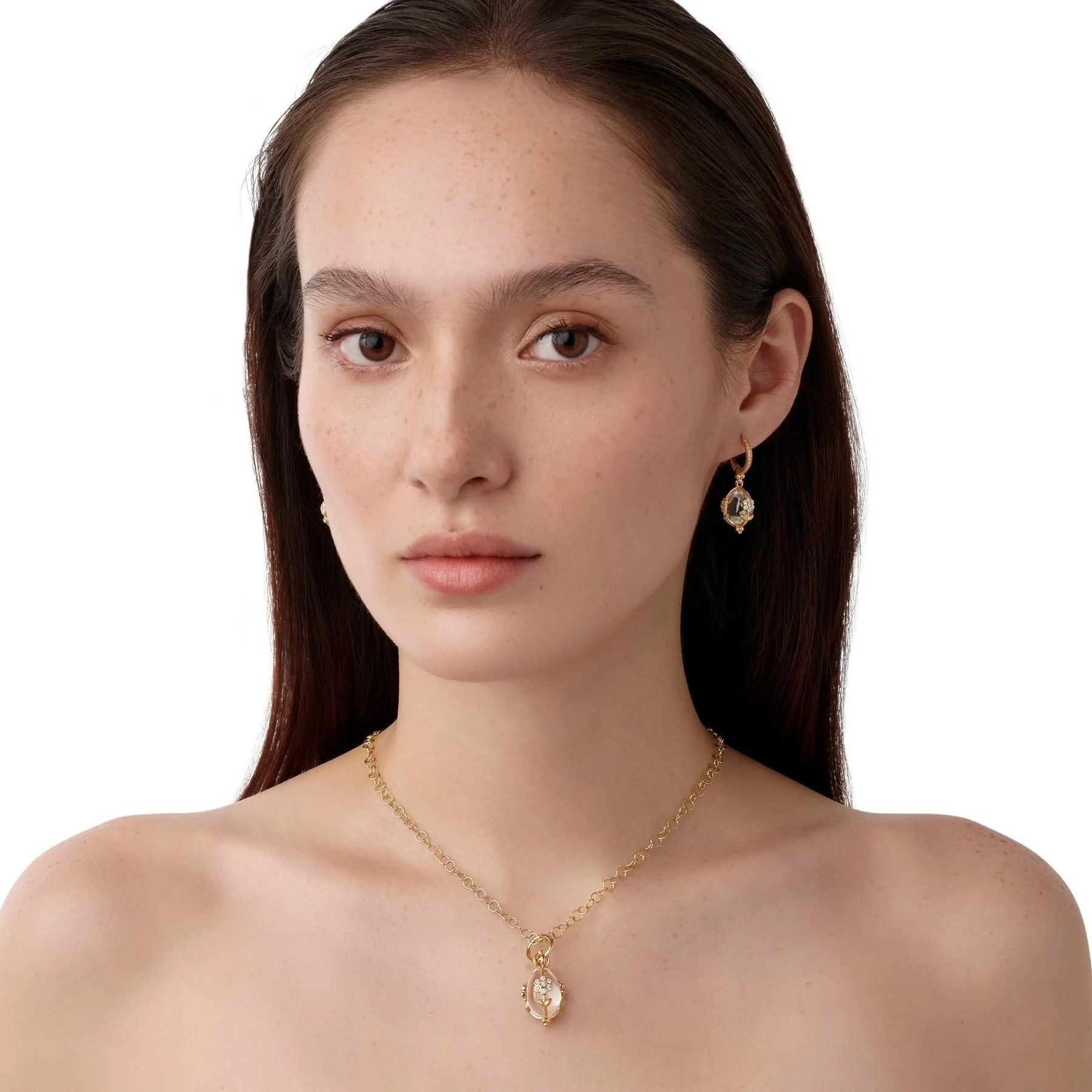 Temple St. Clair Small Diamond Fiori Amulet Temple St. Clair Jewelry