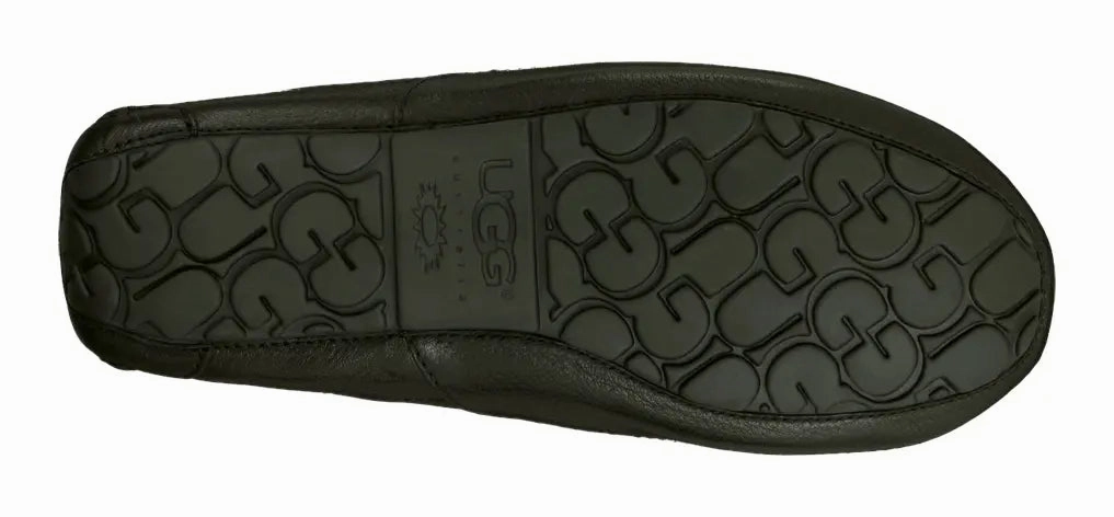 The Mens UGG Ascot (Leather) Slipper  Timeless Style & Everyday Comfort Ugg cozy footwear visuals