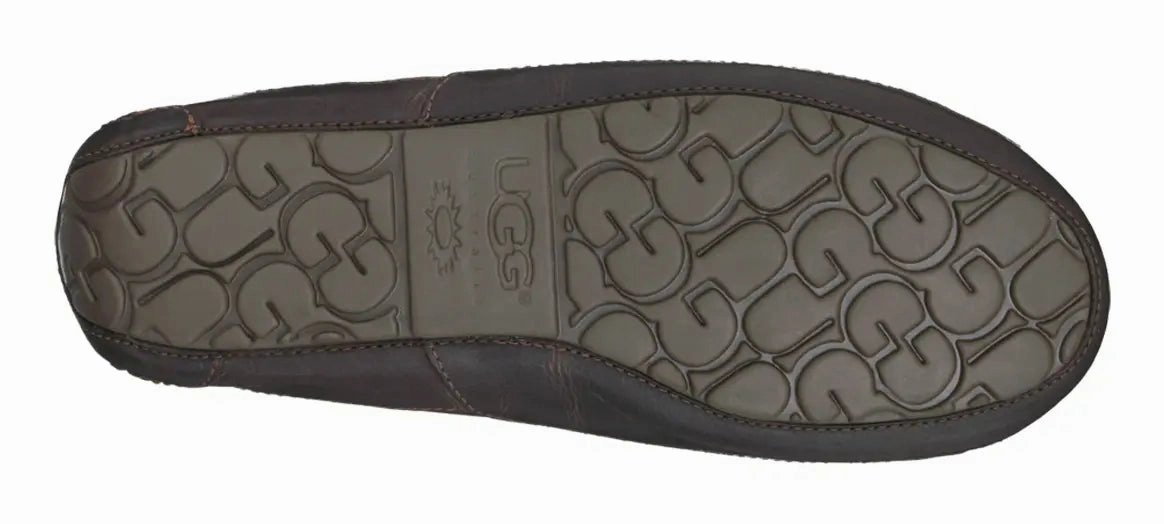 The Mens UGG Ascot (Leather) Slipper  Timeless Style & Everyday Comfort Ugg cozy footwear visuals