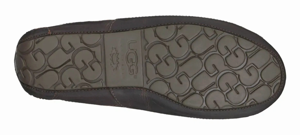 The Mens UGG Ascot (Leather) Slipper  Timeless Style & Everyday Comfort Ugg cozy footwear visuals