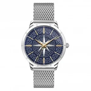 Thomas Sabo Blue Rebel Spirit Compass Mesh Strap Mens Watch WA0350-201-209
