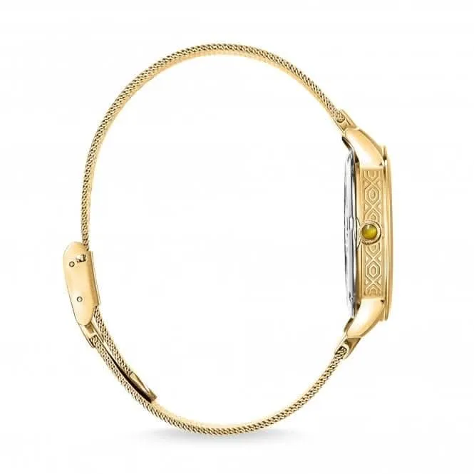 Thomas Sabo Garden Spirit Tigers Eye Gold Womens Watch WA0364-264-205