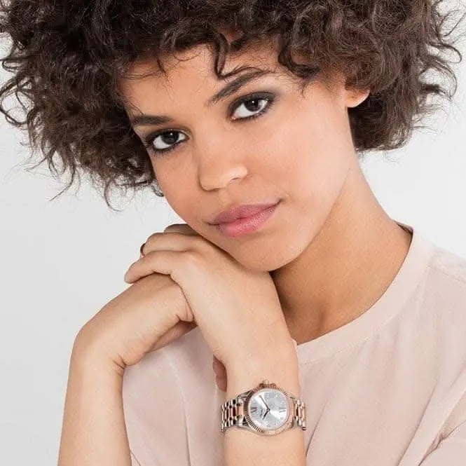 Thomas Sabo Glam & Soul Rose Gold Stainless Steel Watch WA0219-272-201