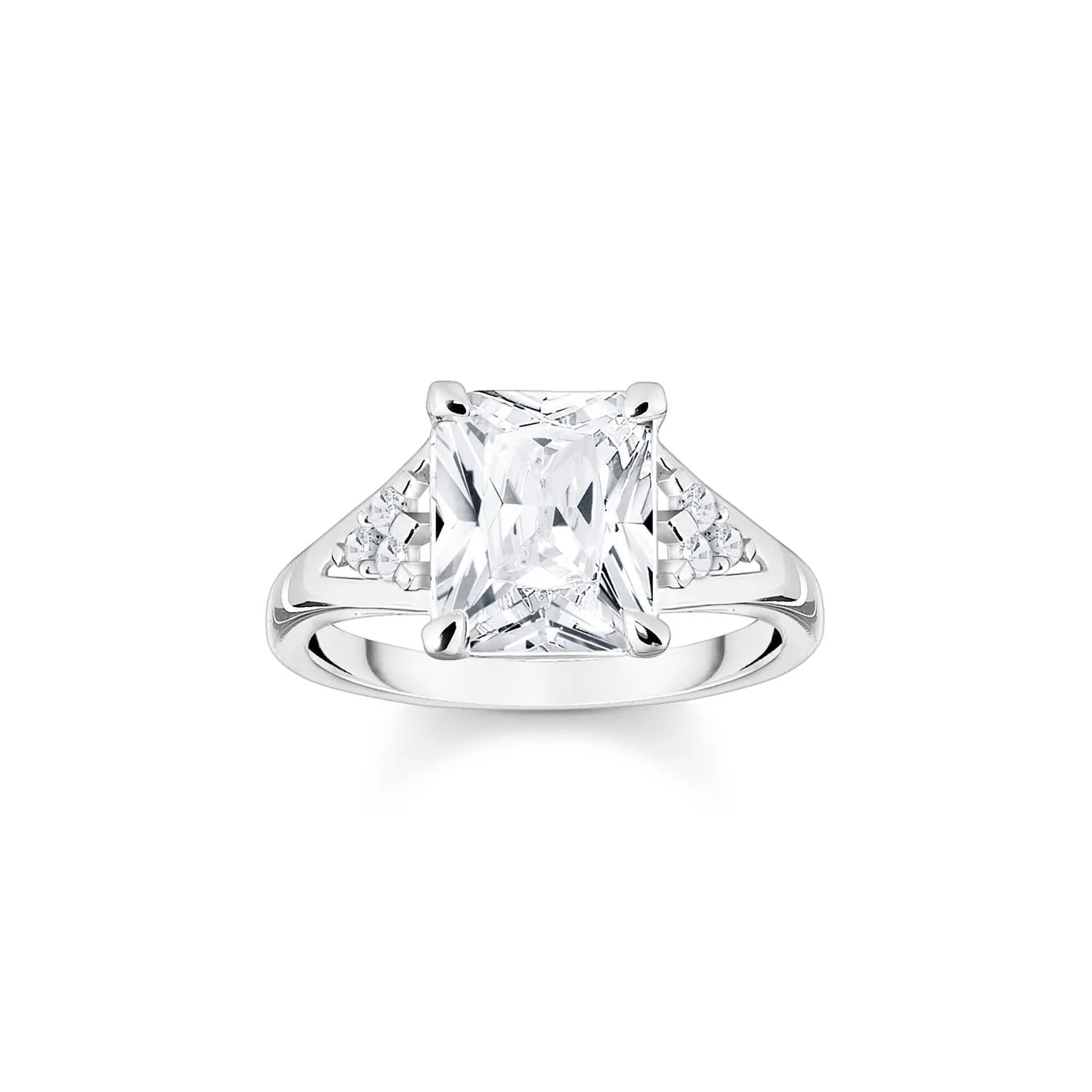 Thomas Sabo Heritage Sterling Silver CZ Cocktail Ring Sterling Silver	Jewelry