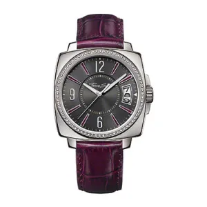 Thomas Sabo Jewellery Ladies' Thomas Sabo Square Date Leather Strap Quartz Watch, WA0090-234-206