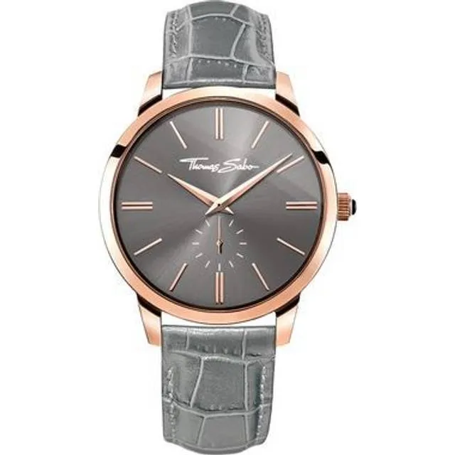 Thomas Sabo Jewellery THOMAS SABO Eternal Rebel Grey Rosé Men's Watch