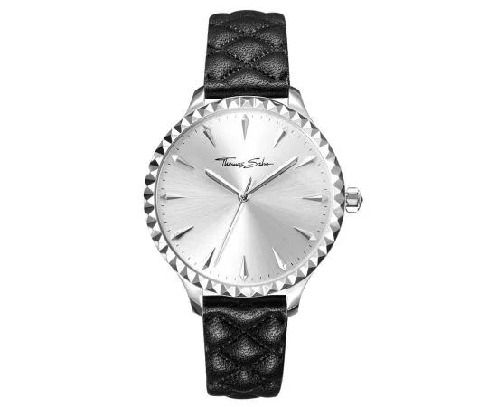 Thomas Sabo Jewellery THOMAS SABO Ladies Rebel Black Leather Watch