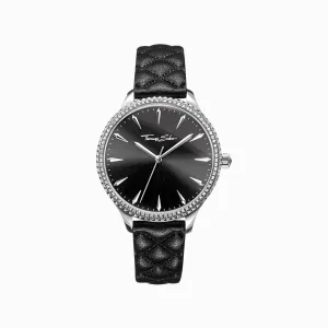Thomas Sabo Jewellery THOMAS SABO Rebel At Heart Leather Black Pyramid Watch