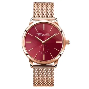 Thomas Sabo Jewellery THOMAS SABO Women's Glam Spirit Rose Gold Red Analogue Quartz Watch