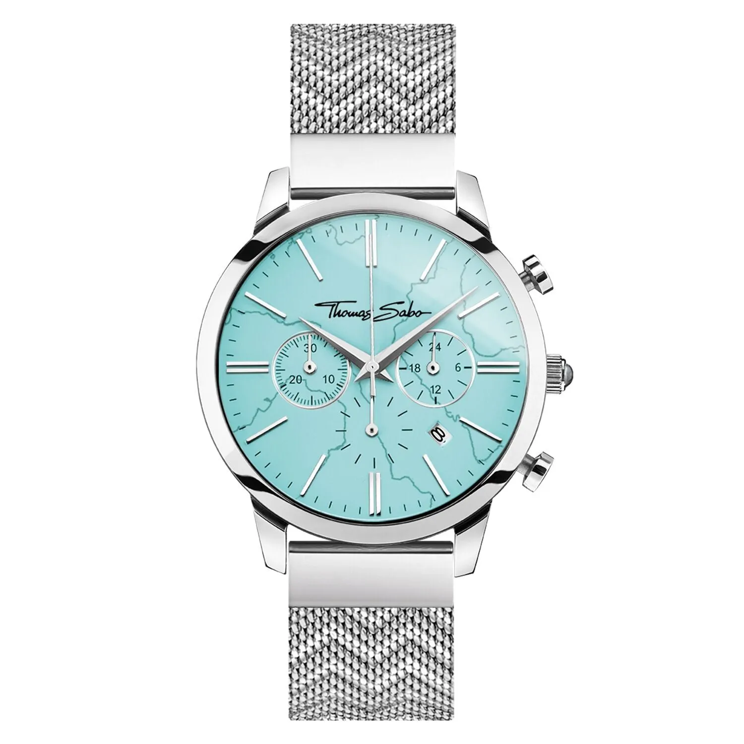 Thomas Sabo Mens Watches Men's Watch Chronograph Arizona Spirit Turquoise