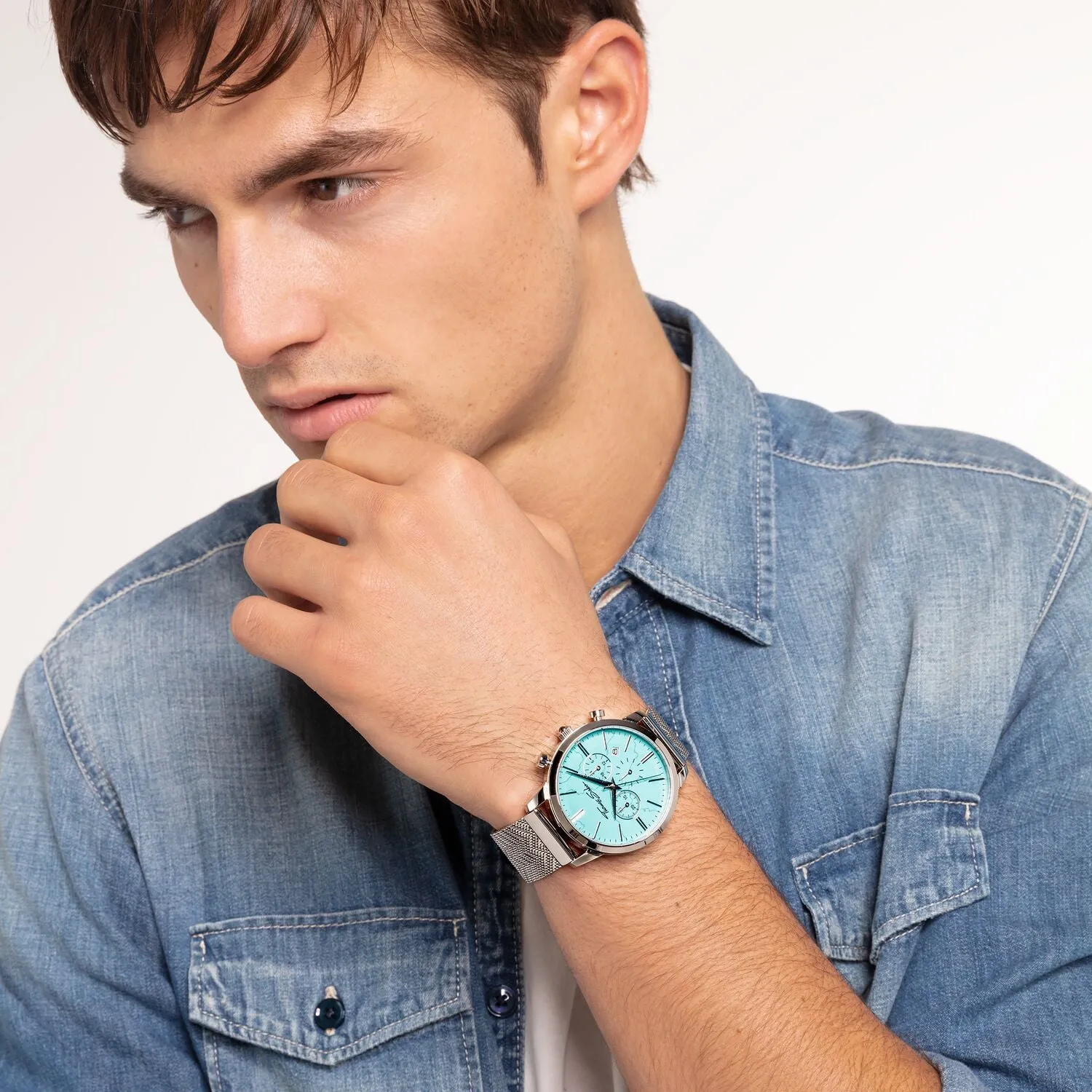 Thomas Sabo Mens Watches Men's Watch Chronograph Arizona Spirit Turquoise