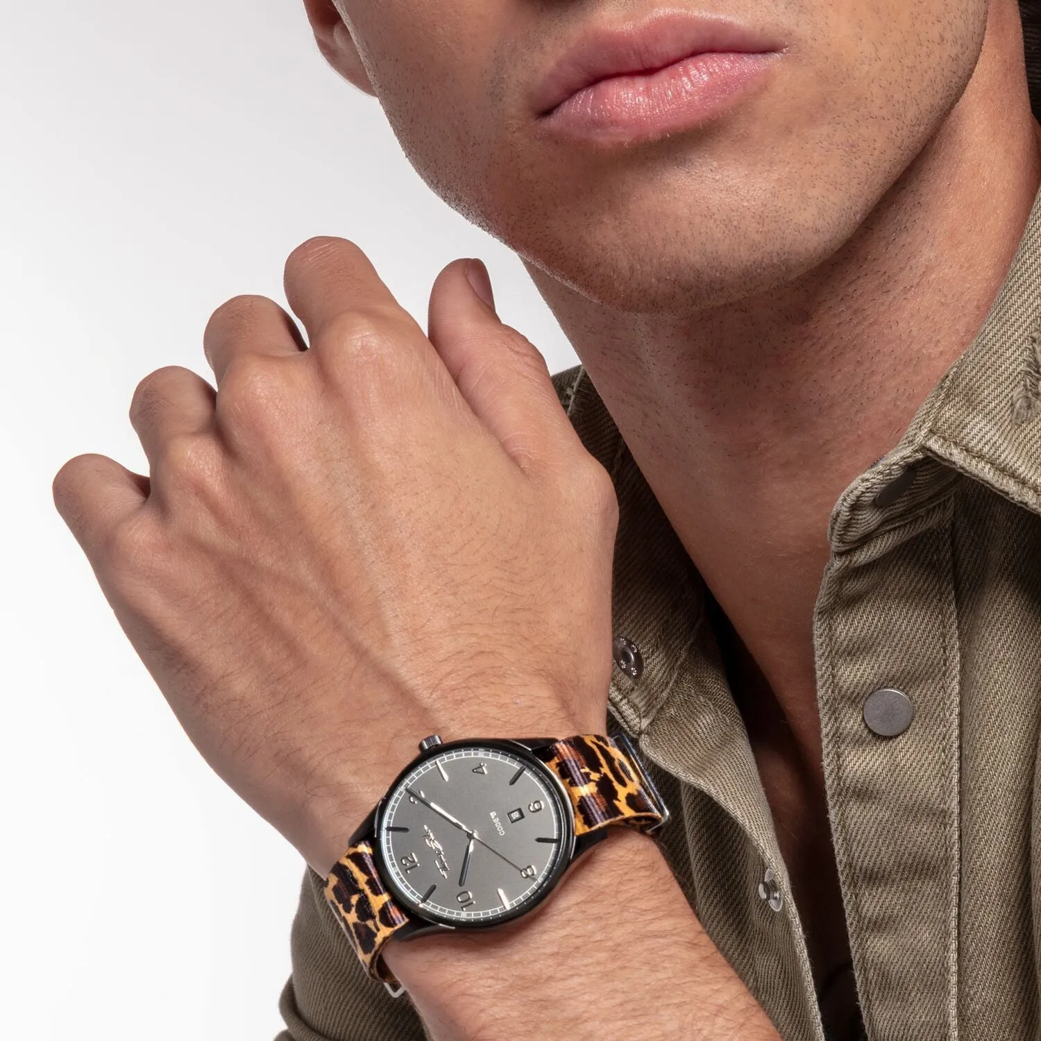 Thomas Sabo Mens Watches Watch Band Nato Animal Print