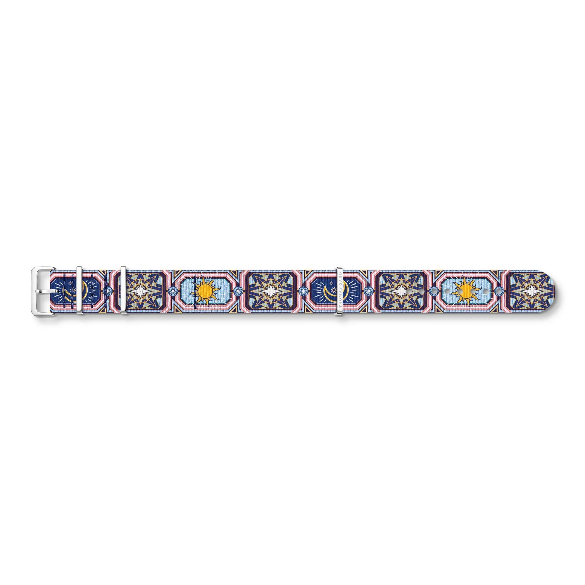 Thomas Sabo Mens Watches Watch Band Nato Colourful Night Sky