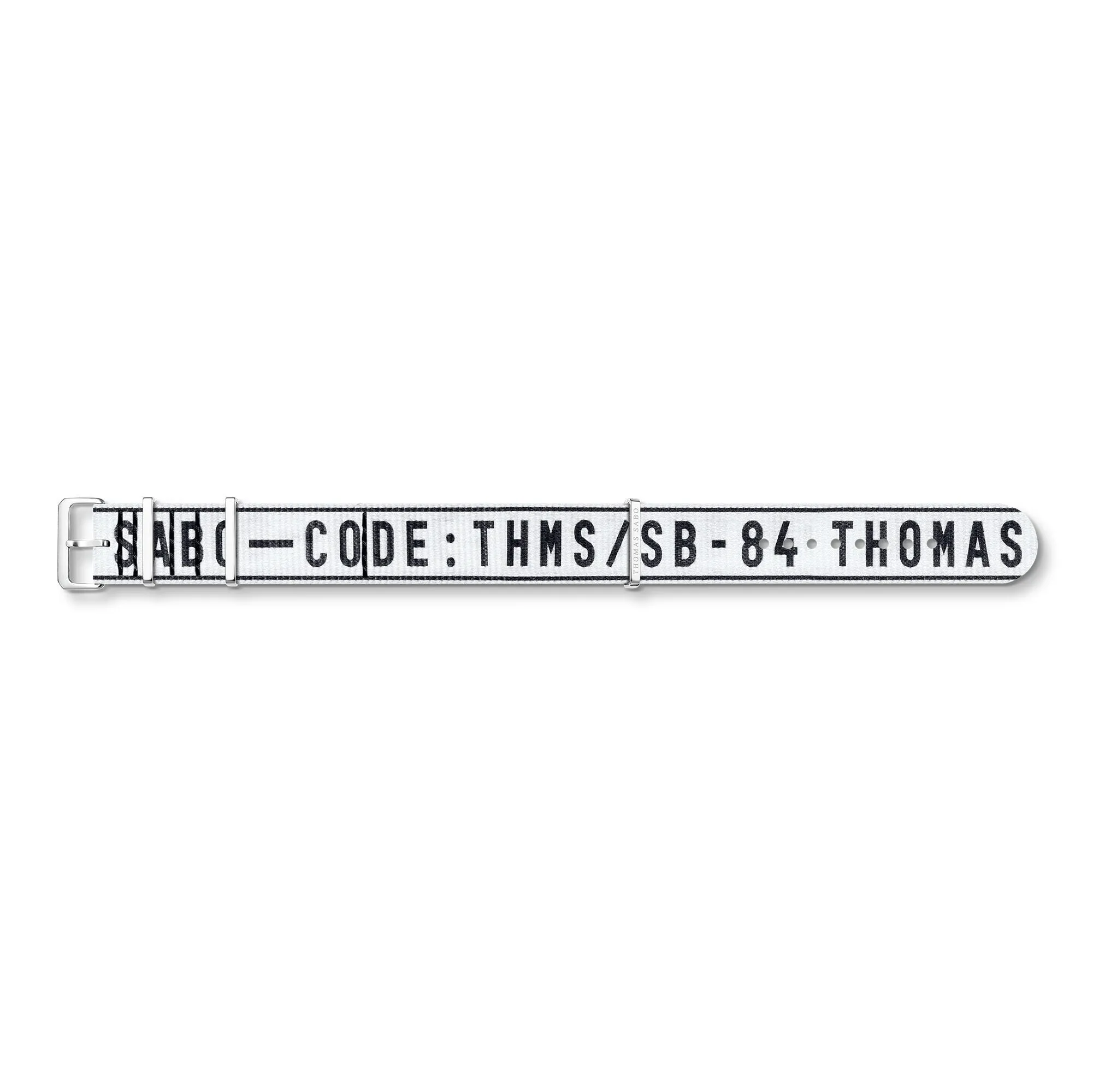 Thomas Sabo Mens Watches Watch Band Urban Nato White