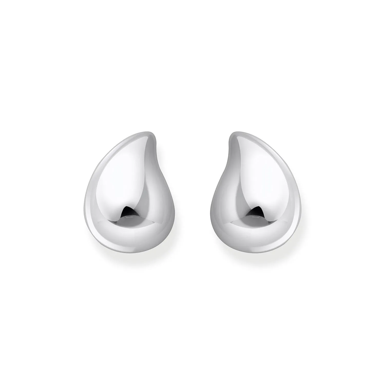 Thomas Sabo Sterling Silver Bold Large Organic Drop Stud Earrings Sterling Silver	Jewelry