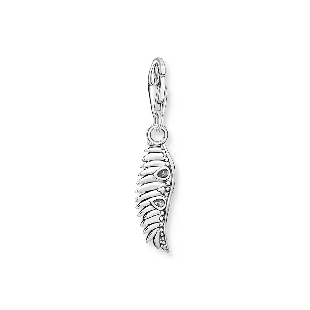 Thomas Sabo Sterling Silver Charm Club Phoenix Wing Charm Sterling Silver	Jewelry