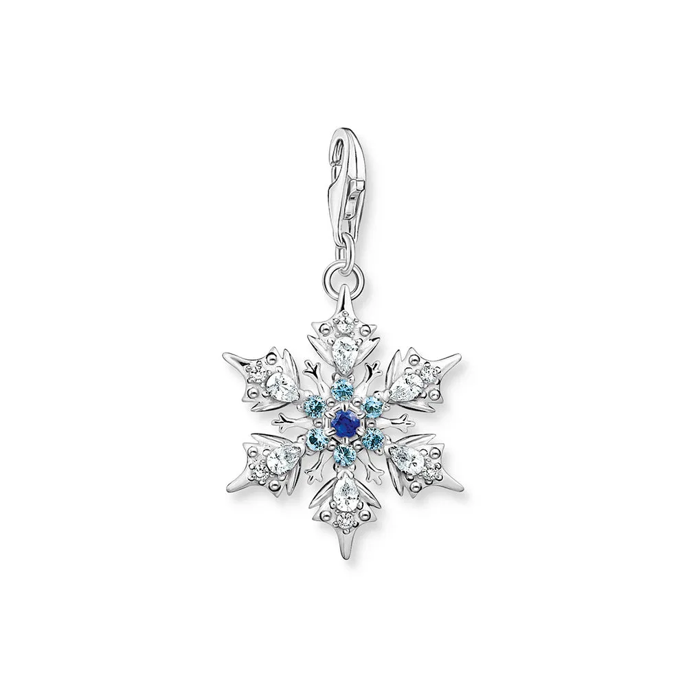 Thomas Sabo Sterling Silver Charm Club Snow Crystal Charm Sterling Silver	Jewelry