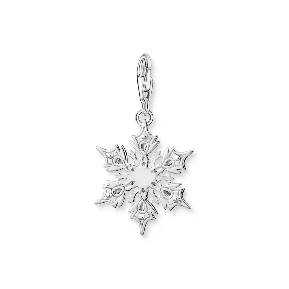 Thomas Sabo Sterling Silver Charm Club Snow Crystal Charm Sterling Silver	Jewelry