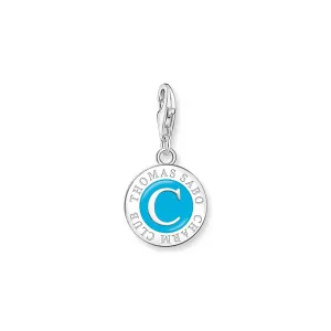 Thomas Sabo Sterling Silver Charmista Blue Member Coin Charm Sterling Silver	Jewelry