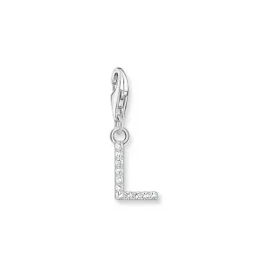 Thomas Sabo Sterling Silver Charmista CZ Letter "L" Charm Sterling Silver	Jewelry