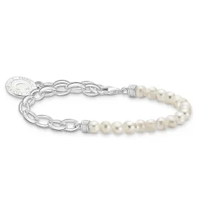 Thomas Sabo Sterling Silver Charmista Fresh Water Belcher 16-19cm Bracelet Sterling Silver	Jewelry